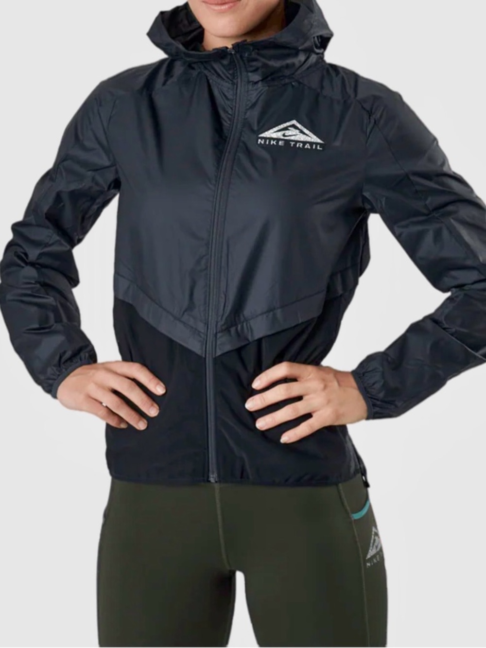 Nike Jacket Trail Running Women's Shield Trail Size- XL Packable Garment